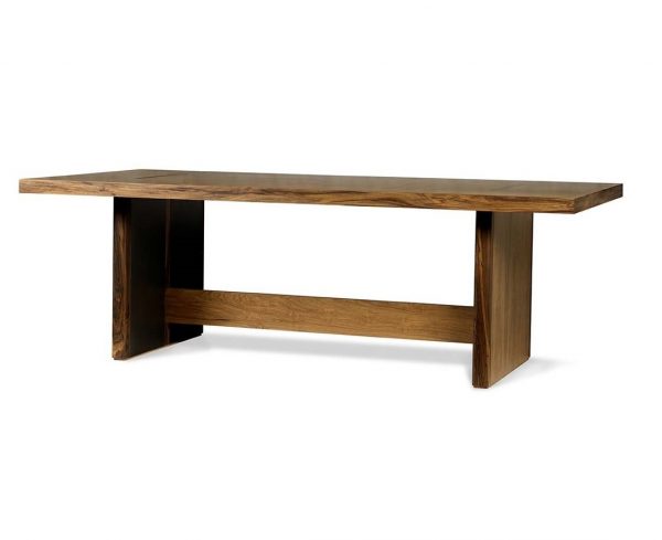 Mesa de comedor en petiribí con base central - Imagen 2