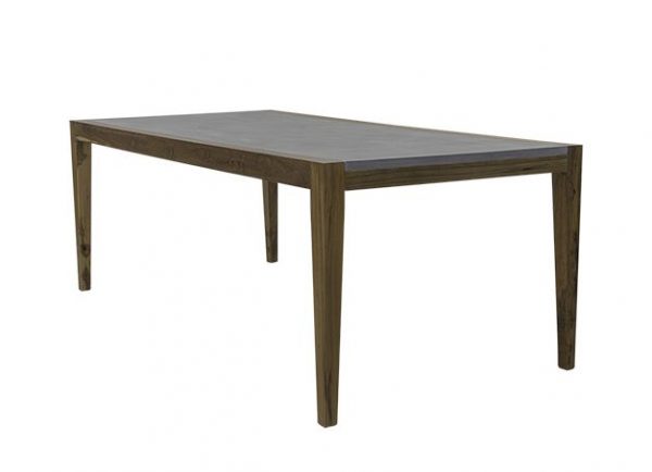 Mesa comedor tapa de cemento. - Imagen 2