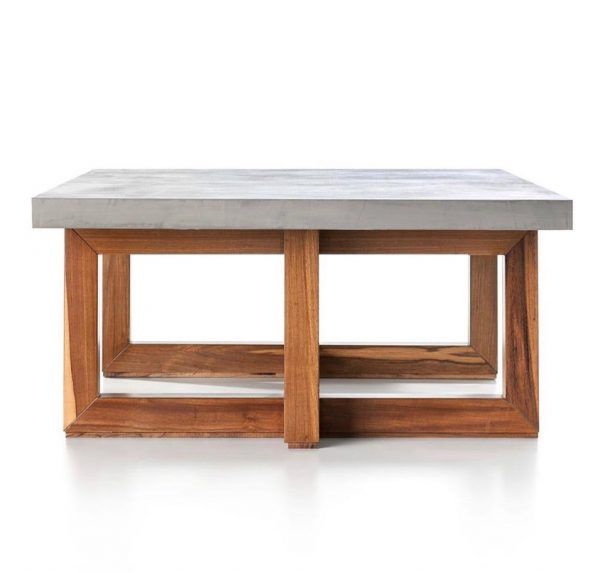 Mesa baja petiribí con tapa de cemento - Imagen 2